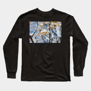 tree branch with small yellow berries Long Sleeve T-Shirt